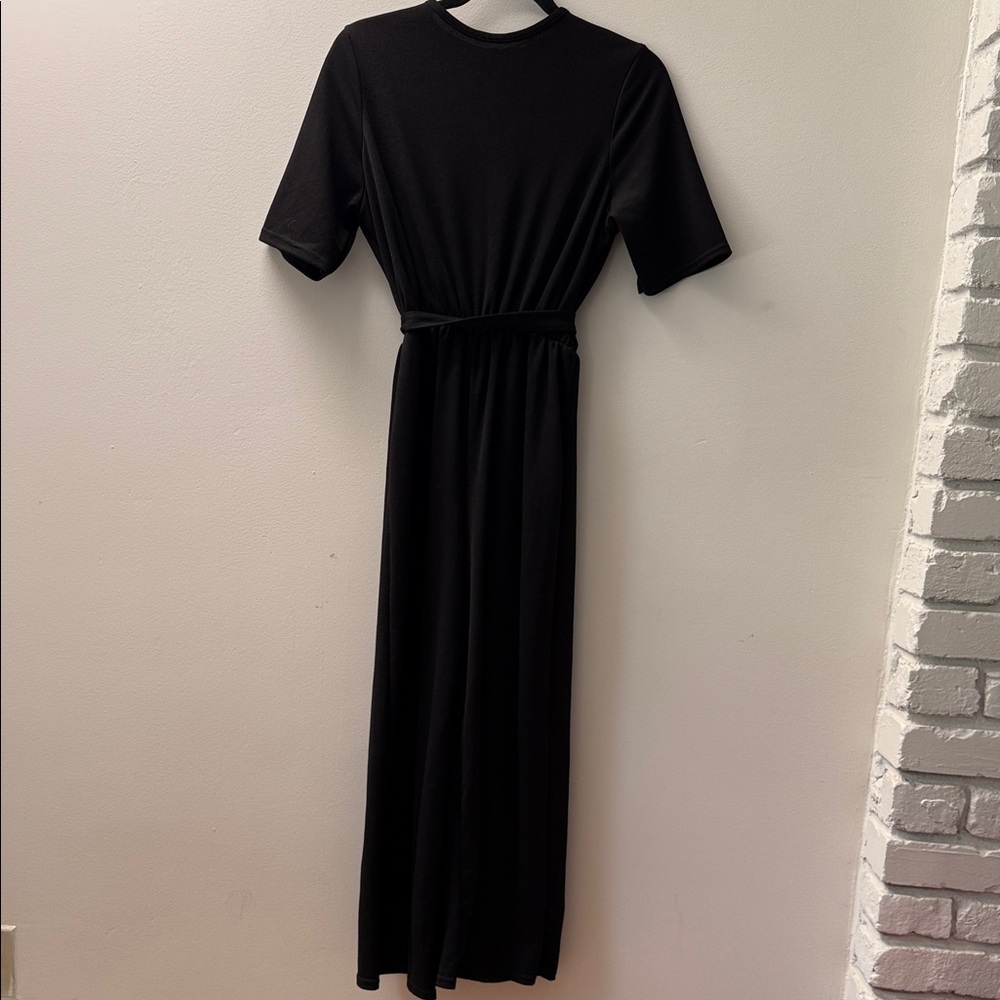 Nasty Gal Elegant Black Long Sleeve Suit pants